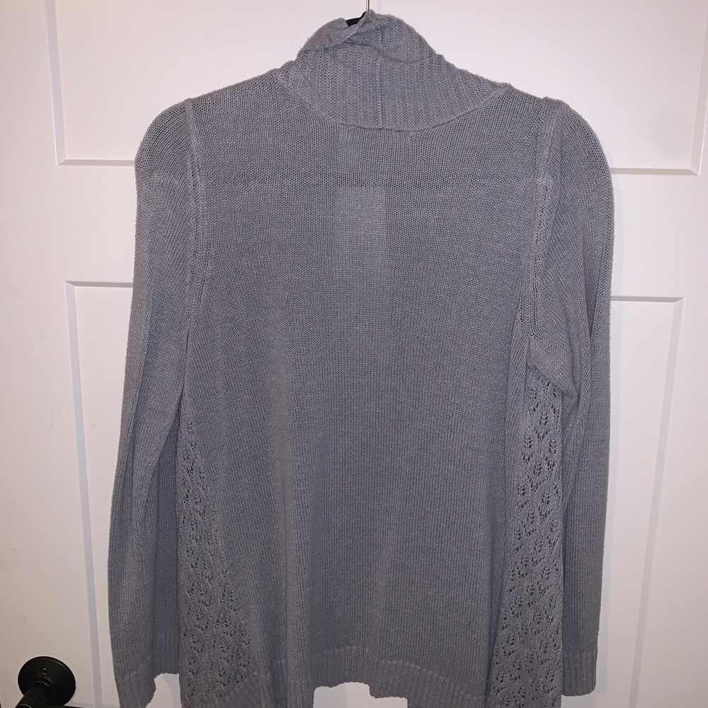 Grey Eddie Bauer Cardigan - Picture 2 of 2